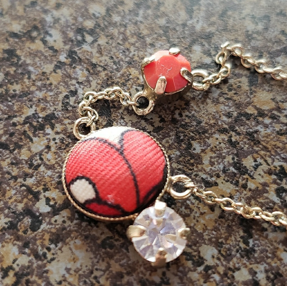 Handmade Ladybug Necklace
